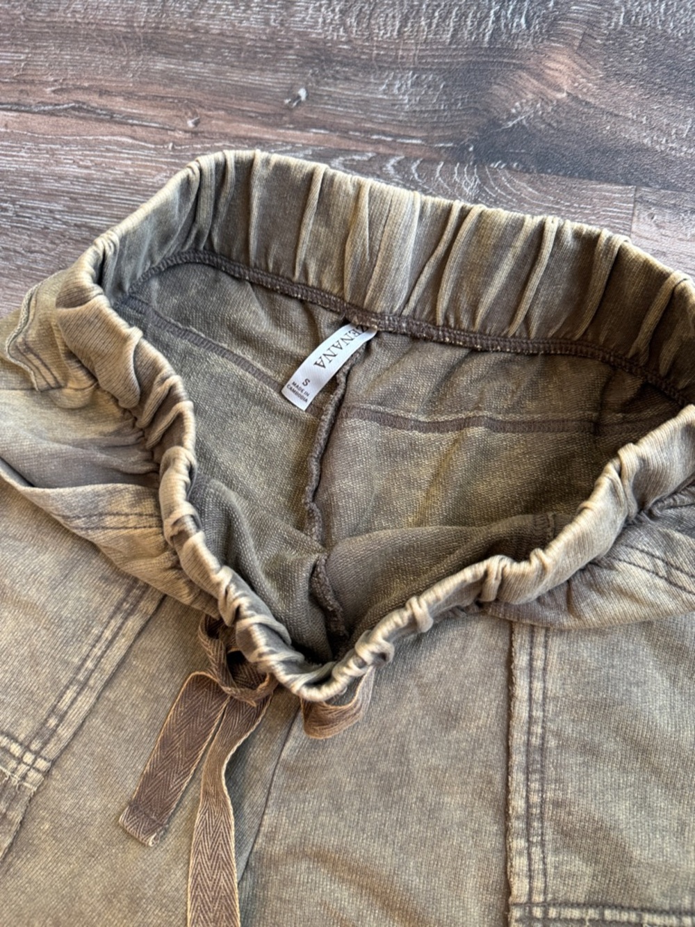 Zenana Outfitters Tan Wide-Leg Pull-On Pants - Picture 3 of 4
